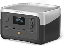 EF ECOFLOW Portable Power Station RIVER 2, 256Wh Lifepo4 Battery/ 1 Hour Fast Ch