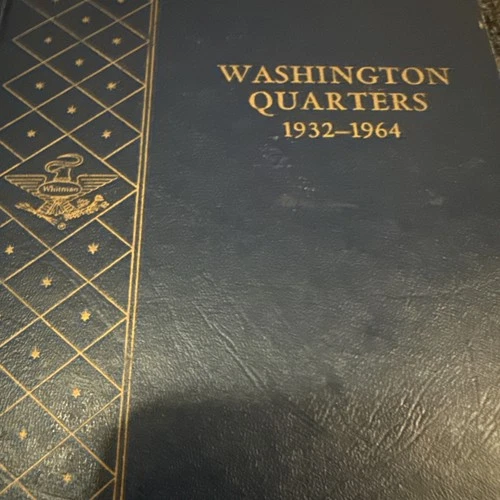 Complete Set of 83 Silver Washington Quarters in Whitman Album 1932-1964-D/S