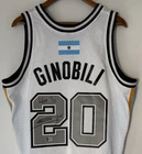 Manu Ginobili "HOF '22" Signed Spurs Mitchell & Ness NBA Finals Champ Jersey BAS