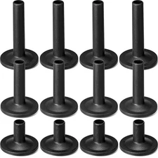 Facmogu 12PCS Black Plastic Flanged Cymbal Sleeves - Long/Medium/Short, Drum ...