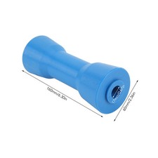 ⁺Keel Roller Blue PVC Marine Keel Roller 160mm Self Centering For Trailers Boats