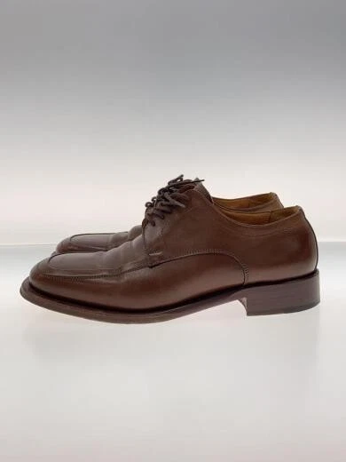 HERMÈS HERMES Punta quadrata Scarpe da abito 41 Marrone Pelle