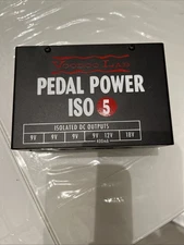 Never Used Voodoo Lab Pedal Power ISO-5 Isolated Pedal Board Power Supply 120V