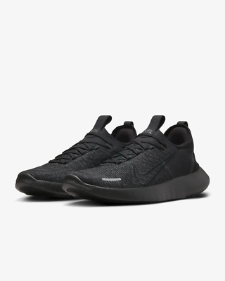 Nike Free Run Flyknit Triple Black Running Sneaker Shoe FB1276-001 Men\'s Sz 11.5 Mens Size 9 Nike Free RN FK Next Nature Black Running Shoes  main image 4
