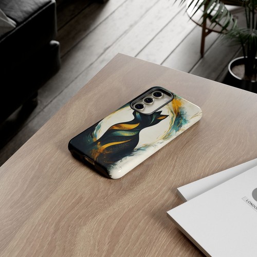 Cat Abstract Yellow Black Phone Case for iPhone, Samsung Galaxy, Pixel - 第 190/240 張圖片