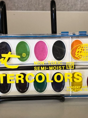 Sargent Watercolors, 16 semi-moist colors(282) - Picture 3 of 6