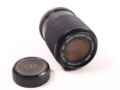 Vivitar 70-210mm 1:4.5-5.6 MC Macro Focus Zoom Minolta MD Mount