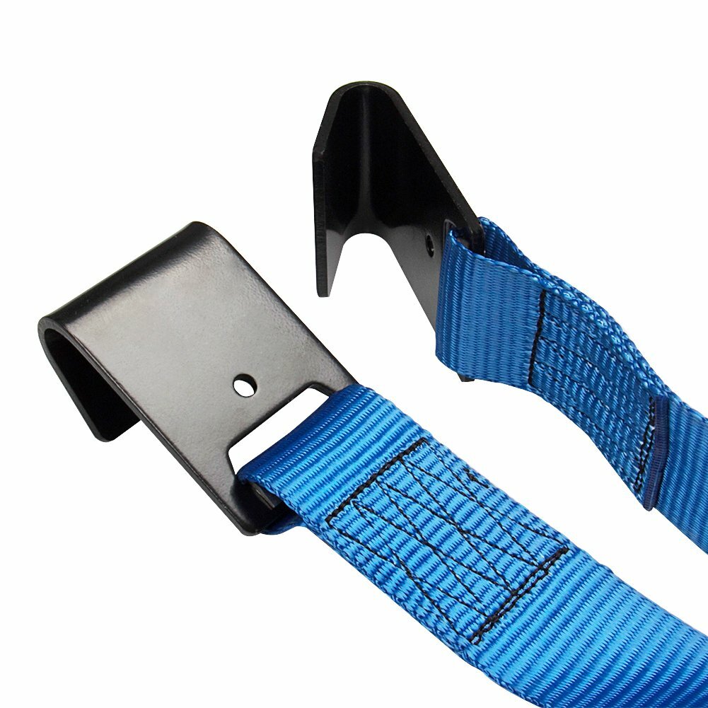 Tire Basket Straps 2-Pack Car - Adjustable Wheel Net Set For Towing & Dolly Use, 10,000 Lbs Break Strength Tow Straps - Foto 3