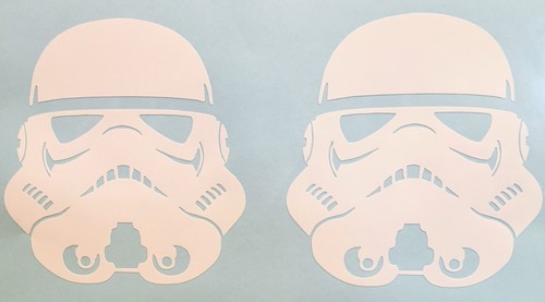 2 Storm Trooper window sticker vinyl decal car truck jdm funny star wars honda - Picture 2 of 4