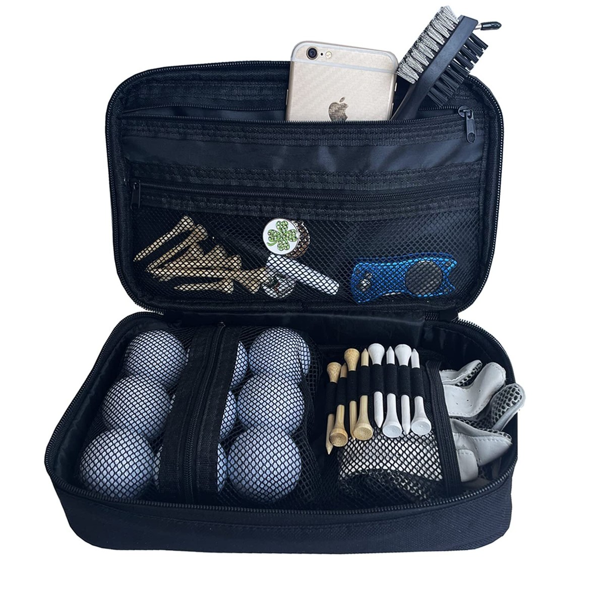 Golf Ball Bag Pouch Organizer for Golf Accessories Valuables Pouch