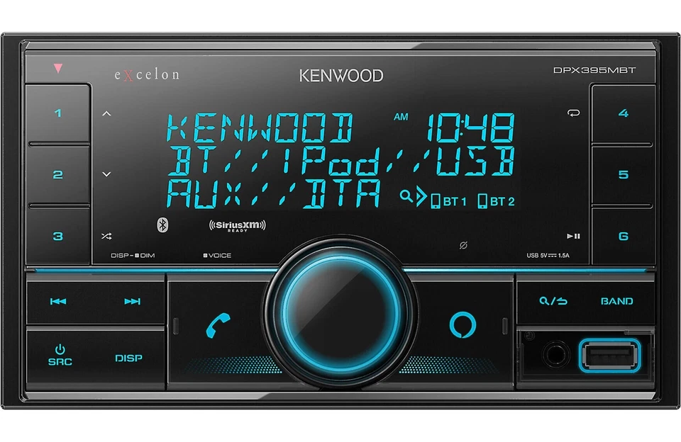 Kenwood DPX395MBT 2-DIN Digital Media Receiver - Image 2 of 4