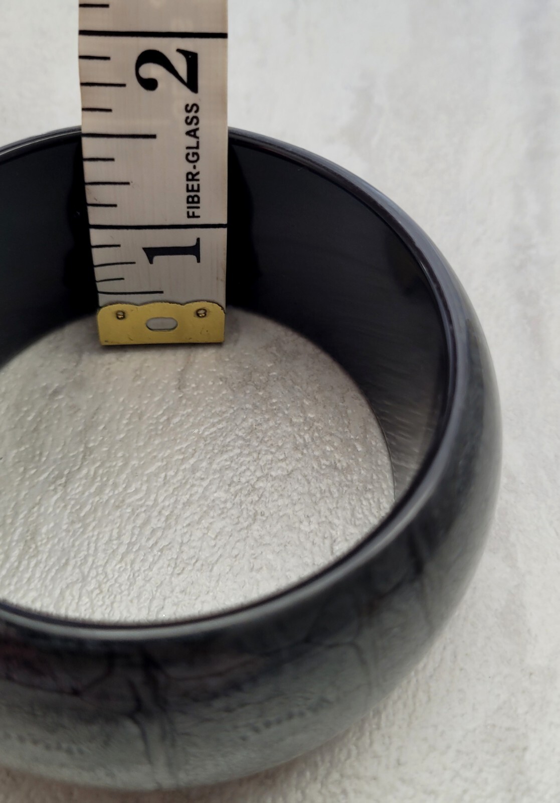 FAB! Chunky Silver Black Embossed Pattern Clear L… - image 6