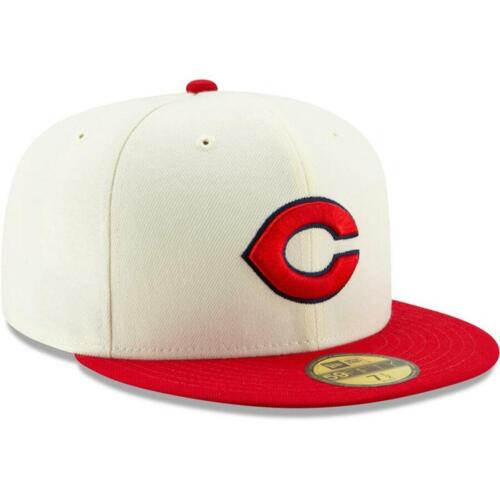 New Era Cincinnati Reds Cream 1936 150th Anniversary Turn Back the Clock 59FIFTY - Picture 3 of 4