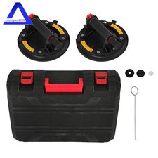 2Pack 8" 440lbs Vacuum Suction Cup Glass Lifter Heavy Duty - To Lift Large Glass