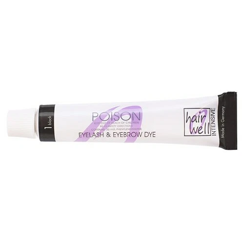 Hairwell Eyelash & Eyebrow Tint 1. Black intense, long-lasting, waterproof color - Image 3 of 4