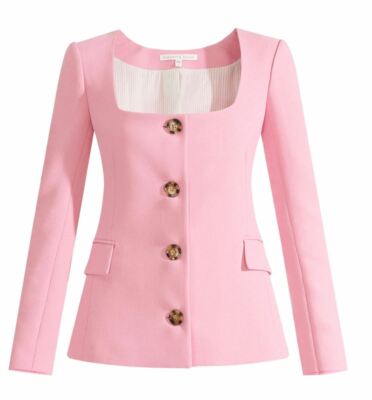 veronica beard pink blazer