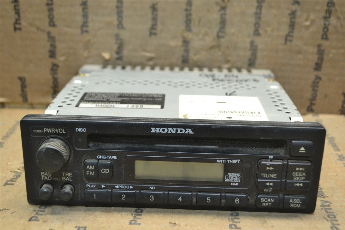 98-04 Honda Accord CD Player Stereo Radio Unit 39100S10A500 Module