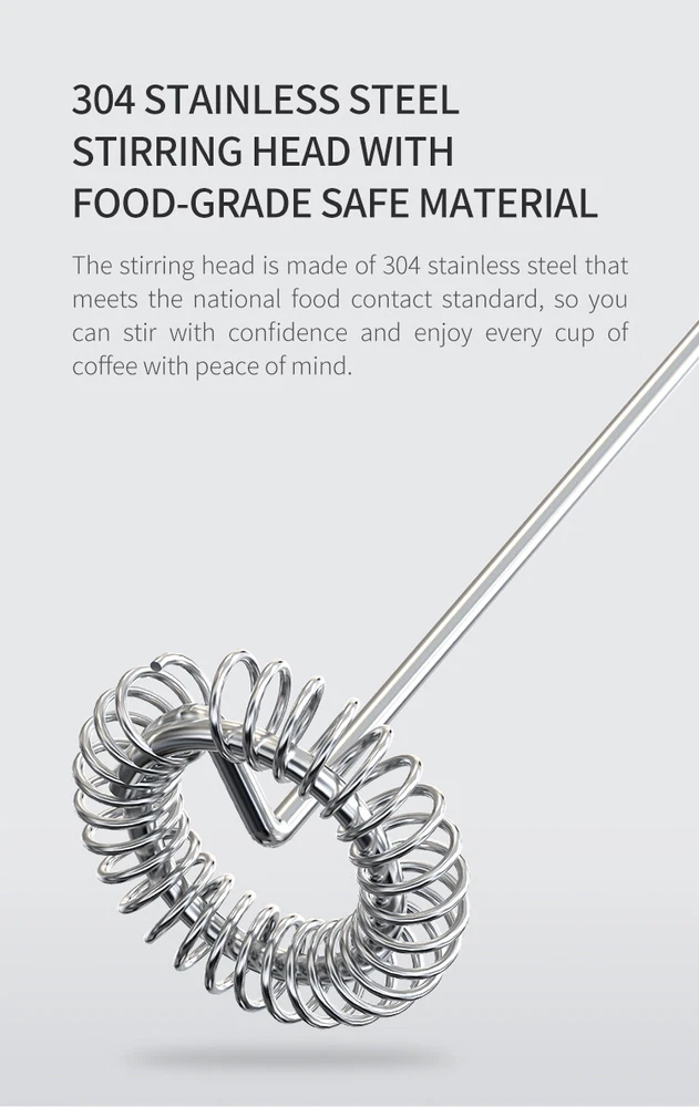 Milk Frother Whisk Electric Egg Beater Hand Coffee Shake Mixer Mini Kitchen Tool