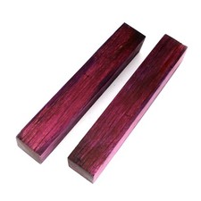 Stabilized Double Dyed Oak Wood XL Jumbo Pen Turning Blanks Set 2 6 in x 1 in