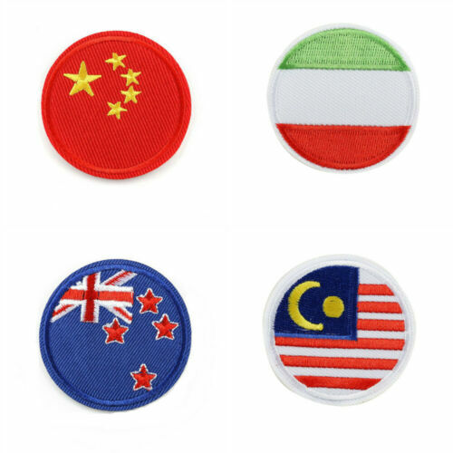 ITALY ITALIAN BIKER RACING FLAG PATCH Patches Backpack BADGE IRON R2 EMBROIDERED - Foto 8