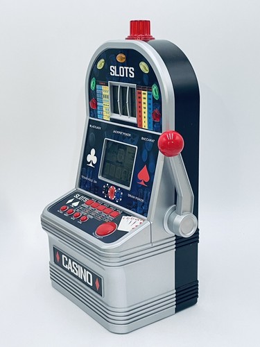EXCALIBUR ELECTRONICS 7 In 1 Ultimate Casino Talking Slot Machine Digital Poker - Picture 6 of 22