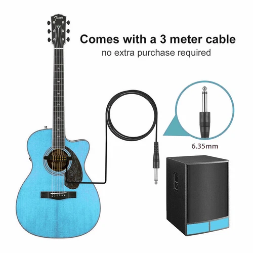 2 Stück Clip-on Akustikgitarre Elektrogitarre Tonabnehmer Audio Wandler Verstärker 12 Loch - Bild 5 von 11