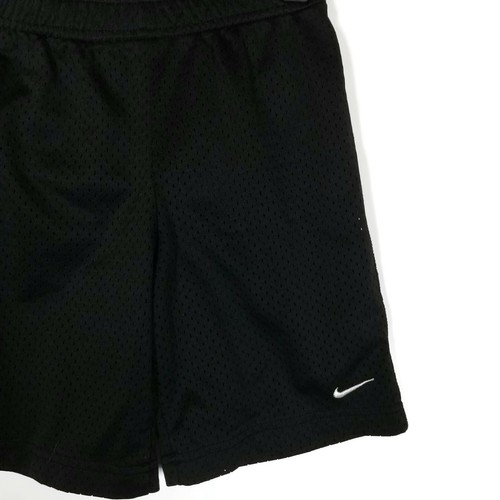 Nike Basketball Shorts Boys 7 Black Mesh Athletic 6.5" Inseam - Picture 2 of 6