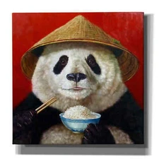 Epic Graffiti 'Panda' by Lucia Heffernan, Giclee Canvas Wall Art