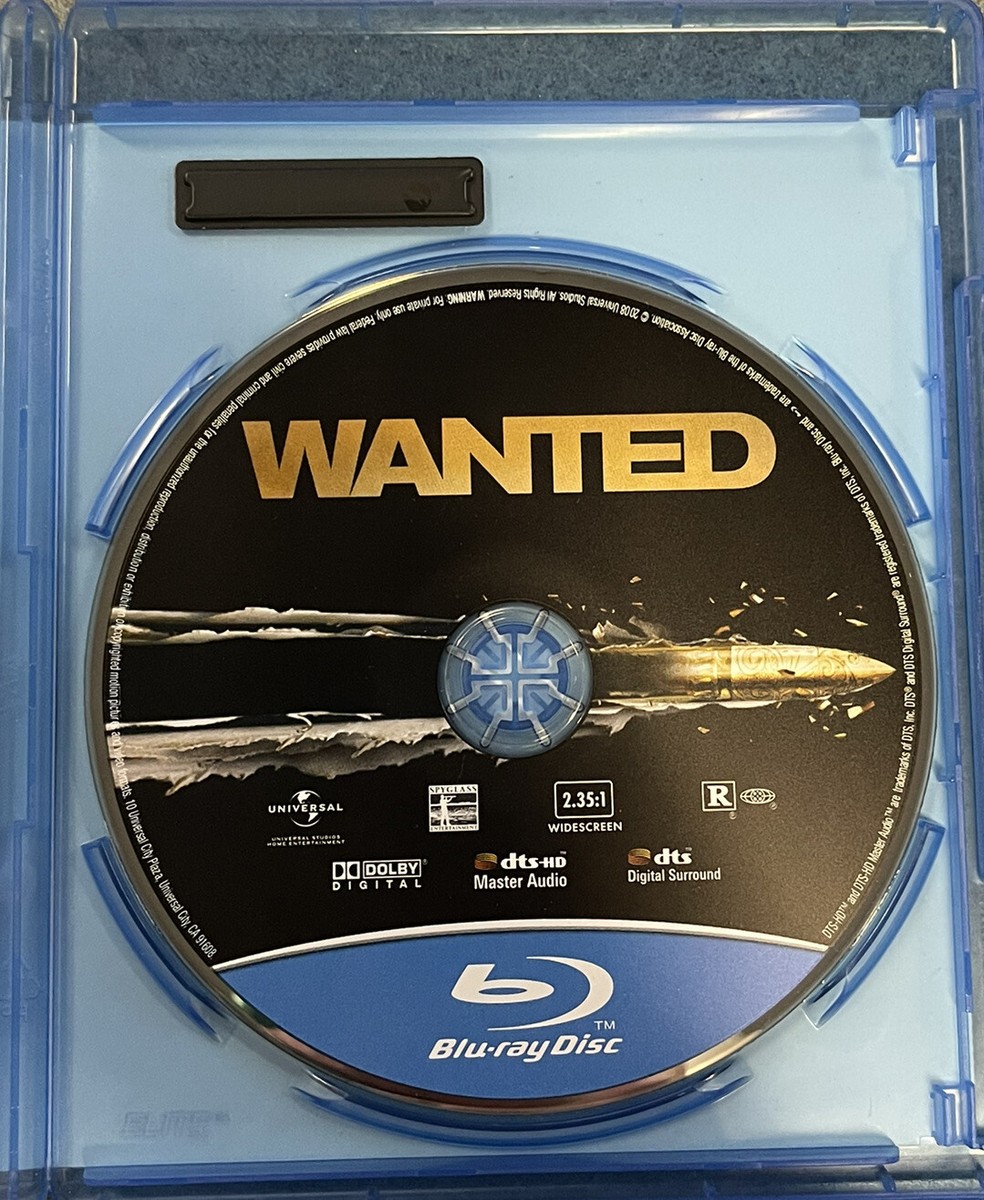 Wanted (Blu-ray, 2008) Angelina Jolie & Morgan Freeman