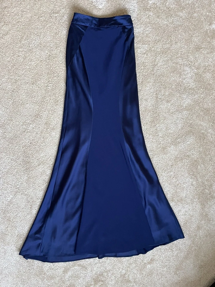 Coast Blue Maxi Skirt Sz 6 34 BNWoT (top also for sale) - Image 2 of 4