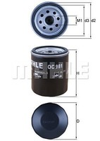 Knecht OC 495 ÖLfilter FüR Mitsubishi Smart