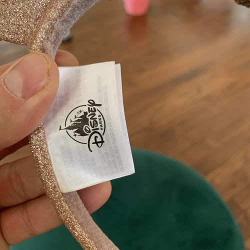 Disney World Land Parks '19 Briar Roségold Paillettenschleife Minnie Ohren Stirnband SELTEN - Bild 4 von 6
