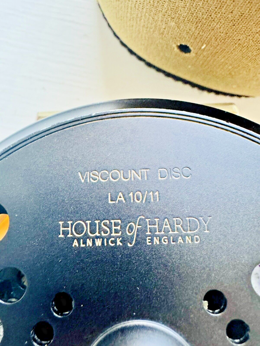 Hardy Viscount Disc 10/11 LA Salmon Fly Reel with Airflo Skagit
