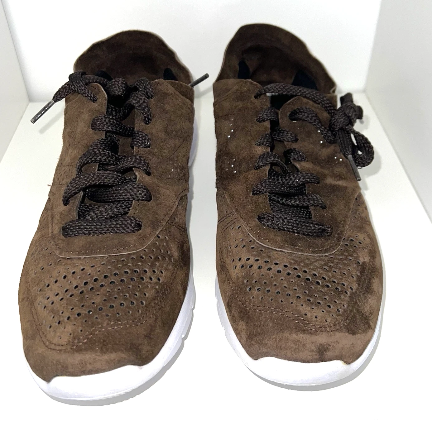 Sneakers da corsa uomo New Balance 1978 invernali punta marrone stringate scamosciate taglia 10 D