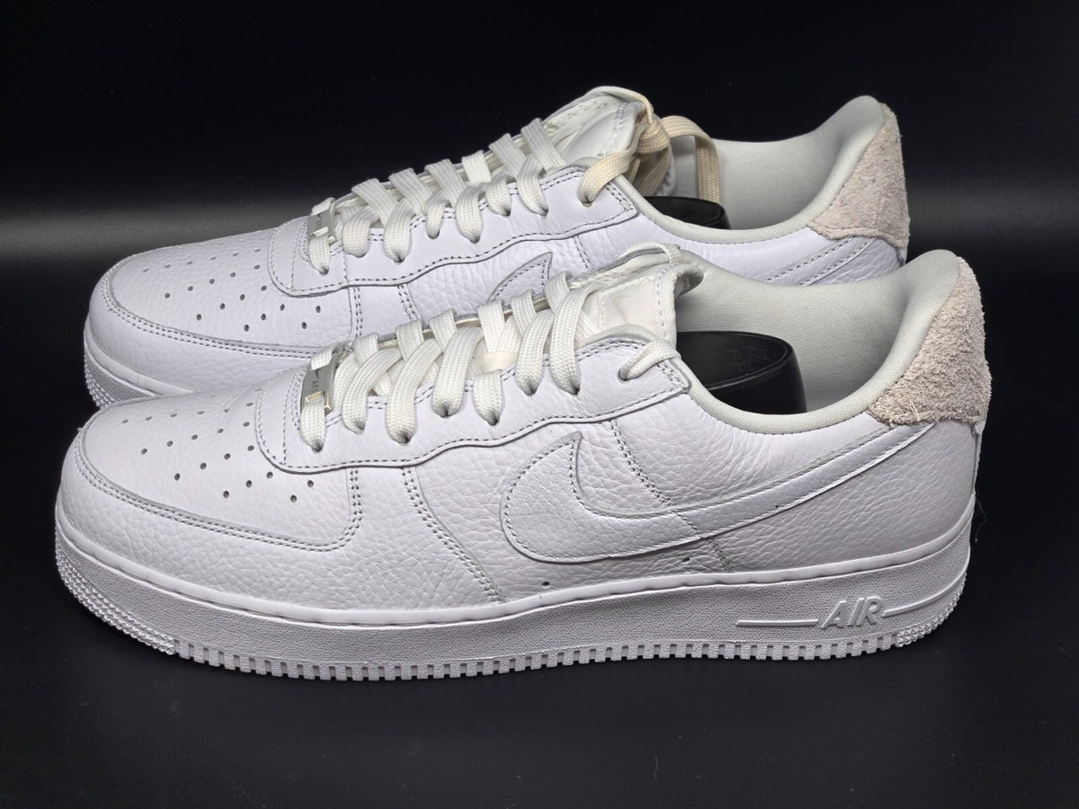 Nike Air Force 1 '07 Craft Mens Size 12 Shoes Triple White Vast Grey CN2873-101 Nike Air Force 1 '07 Craft Mens Size 12 Shoes Triple White Vast Grey CN2873-101