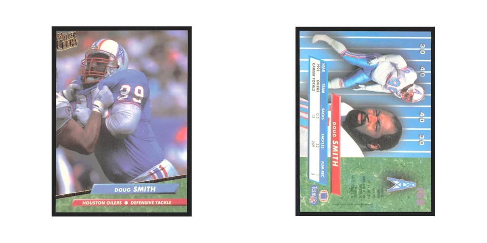 Doug Smith 1992 Fleer Ultra #155 Football Cards Football Card NM - Image 3 of 3
