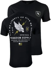 Howitzer Style Men's T-Shirt Freedom Line Military Grunt MFG