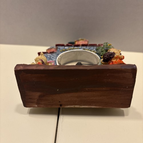 House Building Resin Table Mantel Village works Clock Country House. 4”x “4 - Picture 10 of 10