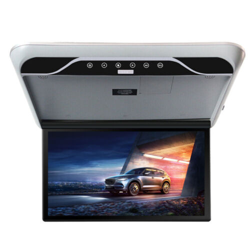 19" MP5 Player car roof monitor LCD TFT overhead screen Flip down built-in IR - Picture 1 of 13