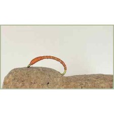 Orange Buzzer Fly 6 Pack Simple Orange Buzzers, Choice of Sizes, Trout Flies
