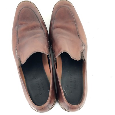 Cole Haan Mens Brown Leather Slip On Loafer Shoes Grand‎ OS Size 8.5 M C26042 Cole Haan Grand OS Whiskey Brown Leather Slip On Loafer  main image 4