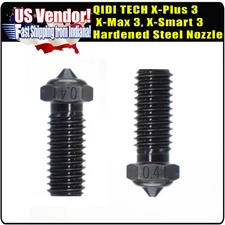 Hardened Steel Nozzles for QIDI TECH X-Plus 3/ X-Max 3/X-Smart 3, 3x or 5x