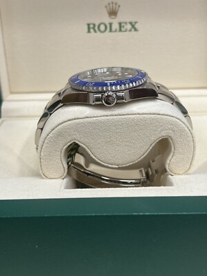 Rolex Submariner 126619LB Silver Oyster Bracelet with Blue Bezel