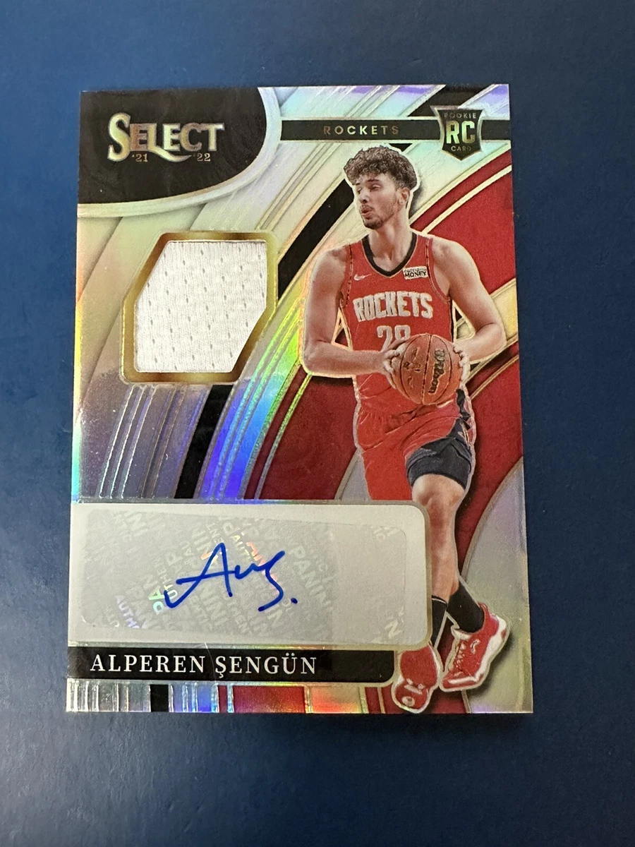 2021-22 Select Alperen Sengun RPA 153/199 RC Rookie Auto Jersey Silver
