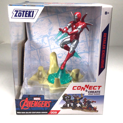Iron Man Silver Centurion Armor 009 Connect & Create Marvel Avengers Zoteki