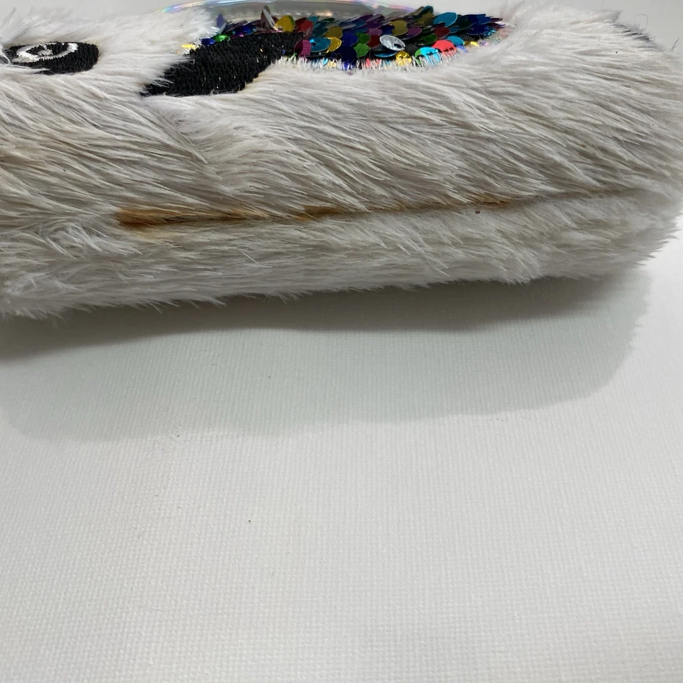 Estojo de óculos de sol de pele sintética de urso panda com alças - Imagem 4 de 4