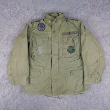 Vintage Military Jacket Men Small M65 Field US Air Force 443rd Tactical USAF 80s