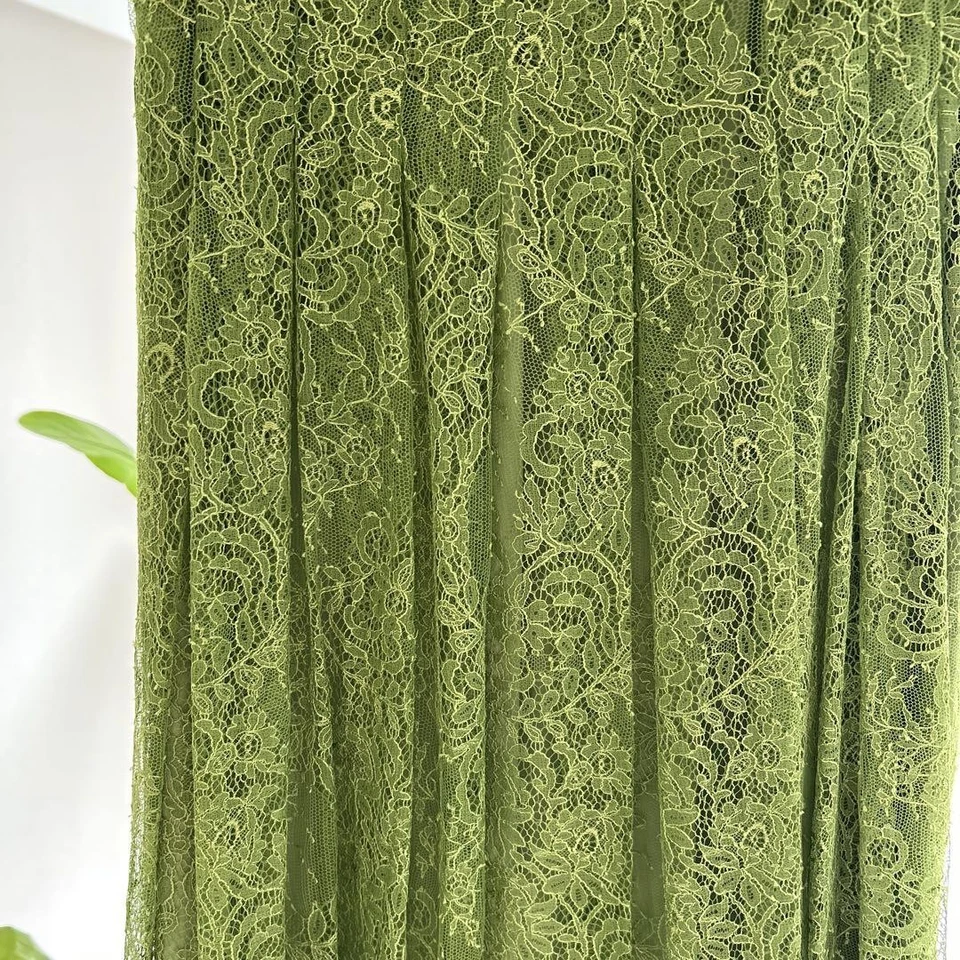 FALDA LARGA PLISADA ENCAJE COLABORACIÓN GUCCI THE NORTH FACE X BUENA USADA Foto 4 de 4