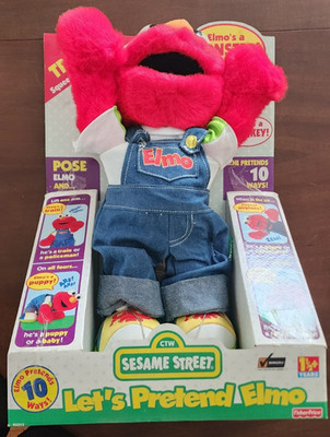 Fisher-Price Sesame Street Let s Pretend Elmo Interactive Toy in Box MPN 99312