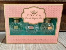 NEW TOCCA 3 Piece Eau de Parfum Trio: Florence, Stella, Cleopatra - NIB